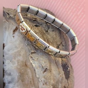 Vintage "Melissa" Italian charm bracelet